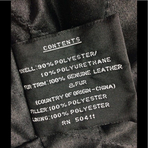 Donatella jacket w/detachable fur collar M - Picture 7 of 8